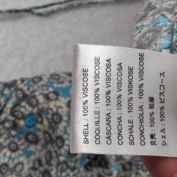 Free People Blue and Cream Floral Mini Dress - Picture 7 of 7